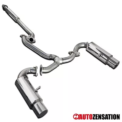 Fit 13-16 Scion FRS 13-20 Subaru BRZ Dual Tip Catbact Exhaust Muffler Silencer • $222.49