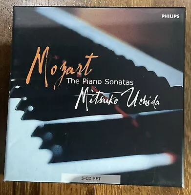 Mozart: The Piano Sonatas - Mitsuko Uchida: Philips 5 CD Box Set • £15