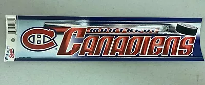 Montreal Canadiens Vibrant Official NHL Team Logo Bumper Sticker Decal Decor NEW • $8.95