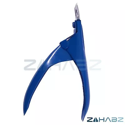 Professional Acrylic Nail Tip Cutter Clipper Gel False Nail Arts Blue • £3.49