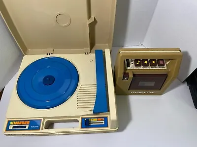 Vintage Fisher Price Record Player And Cassette Player Bundle • $49.95