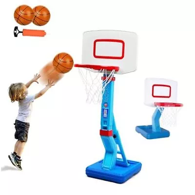  Toddler Basketball Hoop Indoor Mini Adjustable Poolside Basketball Goals With  • $58.47