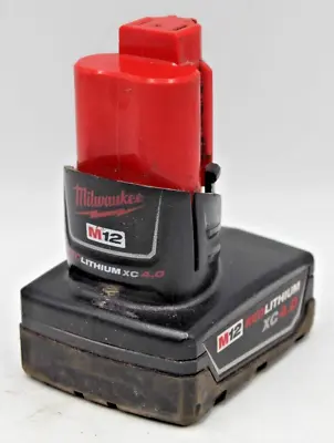 Milwaukee 4.0 Ah RedLithium Extended Capacity Battery *Pre-owned* FREE SHIPPING • $39.99