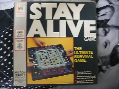 $40 • Buy Vintage Milton Bradley Stay Alive Board Game Complete 1971 Pickup Only