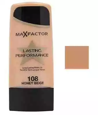 Max Factor Lasting Performance Foundation - 108 Honey Beige 35ml • $12.49