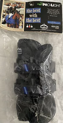 Veredus Pro-Light Front Tendon Boots Black Medium.  New  Free Shipping • $109.99