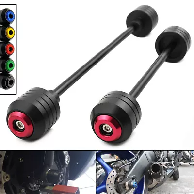 For YAMAHA FJ09 MT09 TRACER 900 XSR Front Rear Fork Wheel Slider Axle Protector • $12.57