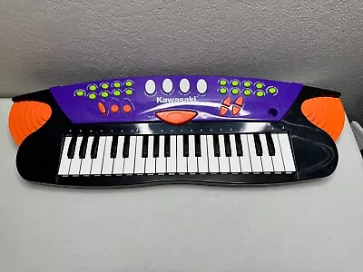 Vintage Kawasaki SS Music Keyboard Piano TESTED WORKS Kids Purple Orange 37 Keys • $35.99