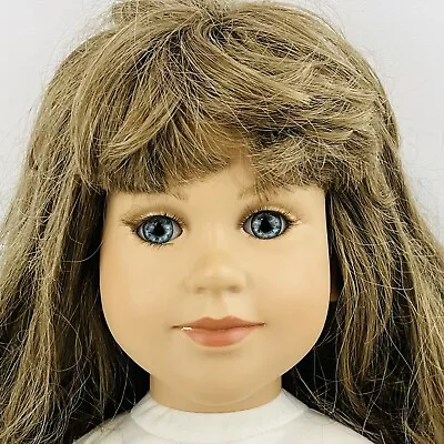 Vtg My Twinn 23  Doll Blue Eyes Dark Blonde Hair Poseable Nude 97 Body 96 Face • $52.49