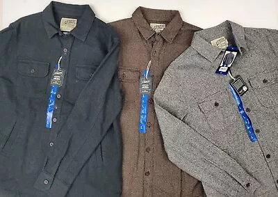 Lot Of 3 Grayers Button Up Heavy Cotton Shirt Jacket Shacket Men's L NEW SHIRTS • $63.89