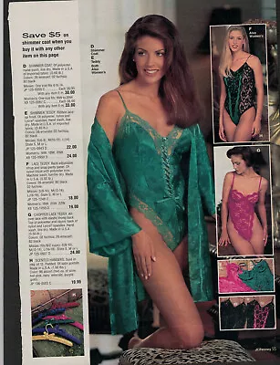 1990s Catalog Lingerie & Sleepwear Clippings Paper Ads Prints  • $11.77