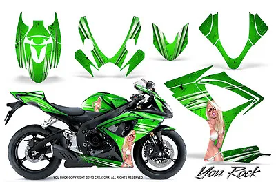 Suzuki Gsxr Gsx 600 750 2006-2007 Graphic Kits Creatorx Decals Stickers Yrg • $299.95