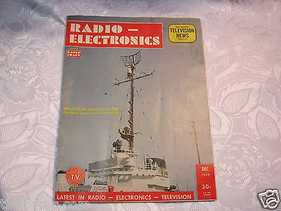 $16.95 • Buy Radio  Electronics Vacuum Tube Vintage Magazine Dec 1949 