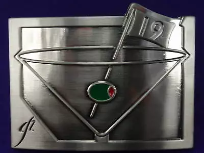 19th Hole Golf Belt Buckle Martini Glass • $29.50