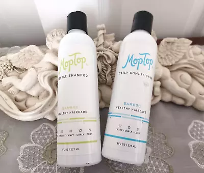Lot Os 2 Moptop Gentle Shampoo & Daily Conditioner - Bamboo - 8 Fl. Oz. - New • $19.99