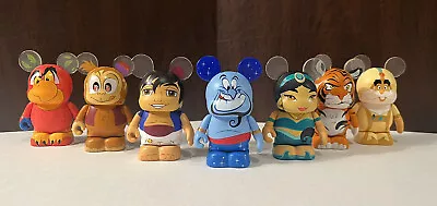 DISNEY VINYLMATION ALADDIN SERIES Lot 7 Inc GENIE CHASER JASMINE ABU RAJAH • $124.78