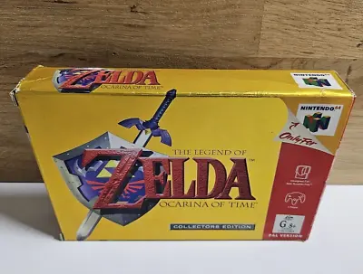 Nintendo 64 - Zelda: Ocarina Of Time Collector’s Edition - Gold AUS PAL N64 VGC • £375