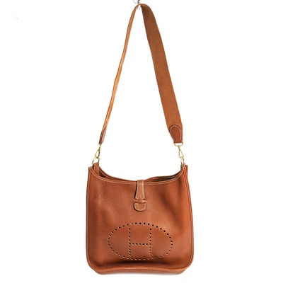 $2046 • Buy Hermes Evelyn 1GM Shoulder Bag/Brown/HERMES