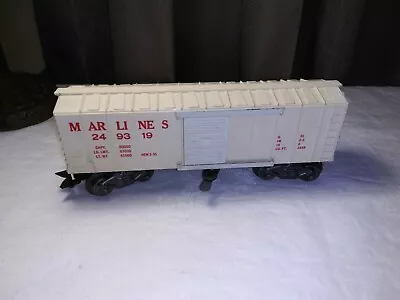 Marx O Scale Marlines Operating Box Car #249319 Train  • $25