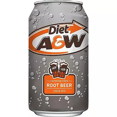 A&W Diet Root Beer (Caffeine Free) 355ml (Box Of 12) • £16.99