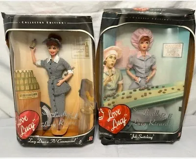 I Love Lucy Collectors Dolls. Lucy Does A TV Commercial And Job Switching Dolls • $75