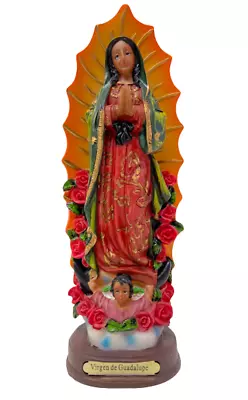 Virgen Guadalupe | Virgin Guadal 8 Inch Brand New In Box Resin Figurine 6483-8 • $23.99