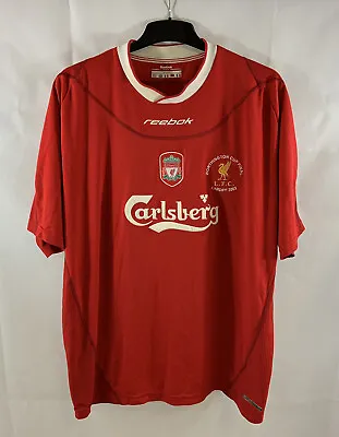 £99.99 • Buy Liverpool League Cup Final 2003 Home Football Shirt 2002/04 (2XL) Reebok B844