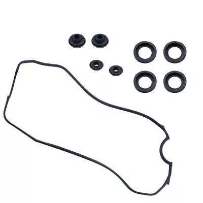 For 88-95 Honda CRX Civic 1.5L 1.6L Valve Cover Gasket Set D15B2 D15B7 D16A6 • $9.35