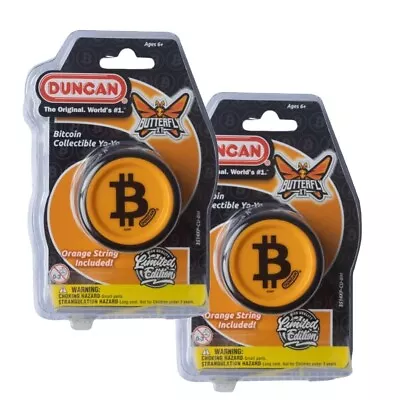 DUNCAN Bitcoin Butterfly XT YoYo  2x- Orange String - Limited Edition • $49.99