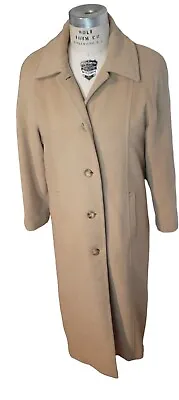 $55.55 • Buy Vintage Camel Hair Coat Size 10 Pre-owned A4