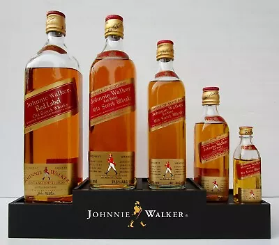 Johnnie Walker Vintage Red Label  5  Bottle Set Full/Sealed Complete With Stand! • $649