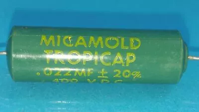 Micamold Tropicap .022 Uf 400 V Volt Capacitor Vintage Made Usa Guitar Audio Amp • $2.98