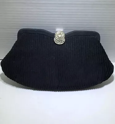 La France Vintage Rhinestone Jeweled Purse Clutch Bag Handbag • $38