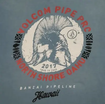 Volcom Men's XL T Shirt 2017 Volcom Pipe Pro Surf Contest Banzai Pipeline Hawaii • $24.95