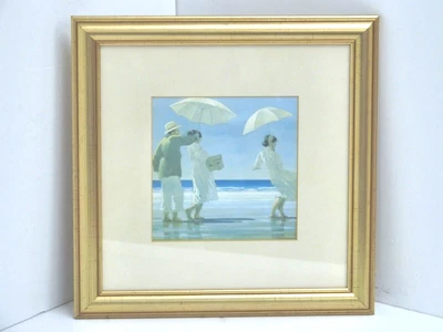 £5.95 • Buy The Picnic Party Art Print By Jack Vettriano Framed 32,8 X 32,8 CM -G162 I14
