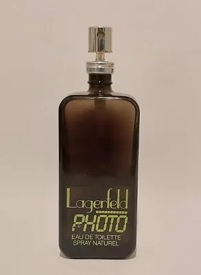 KARL LAGERFELD LAGERFELD PHOTO 2 Oz/60 Ml EAU DE TOILETTE SPRAY RARE 40% Full • $69.99