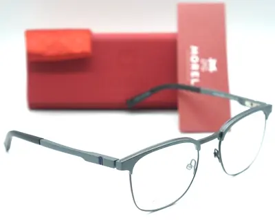 New Morel Oga 10098o Gb03 Matte Gunmetal Authentic Eyeglasses Frame 50-20 France • $72.50