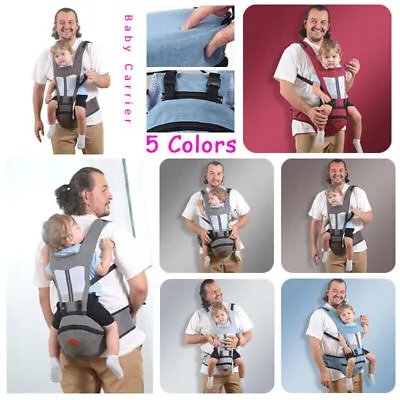 £17.98 • Buy Baby Carrier Waist Infant Stool Hip Seat Walker Kids Sling Hold Hipseat Belt
