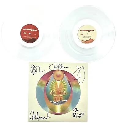My Morning Jacket Band Signed Double Clear Colored Vinyl LP Record Set JSA COA • $379.99