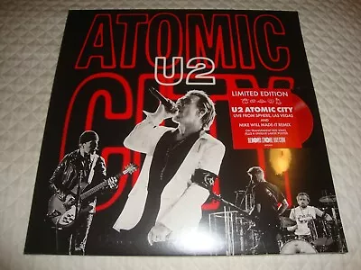 U2 Atomic City 10  Red Vinyl LP  Record Store Day • $79.99