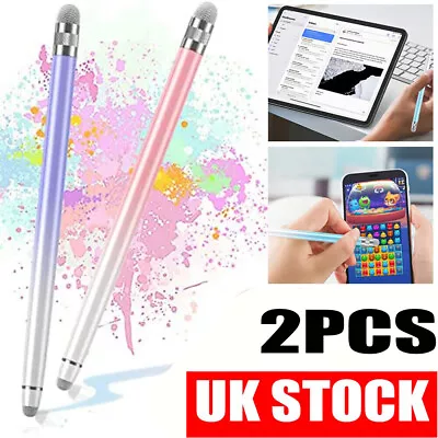 Stylus Pens Touch Screens High Accuracy Fiber Tip Universal Stylus Pen For IPad • £8.89