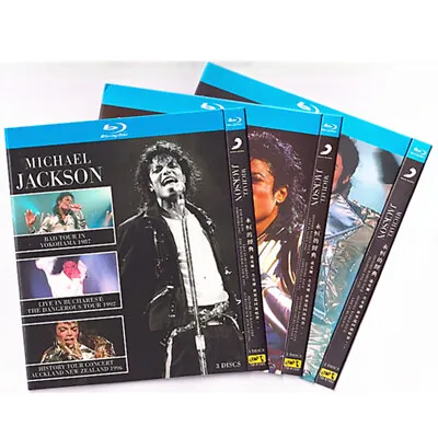 Michael Jackson Classic Concert Series 1-3 Collector's Edition 8 Disc Blu-ray BD • $22.99