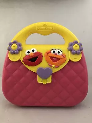 Vintage 1999 Sesame Street Elmo Comb & Zoe Elmo Quilted Pink Purse Hard Plastic • $5.99