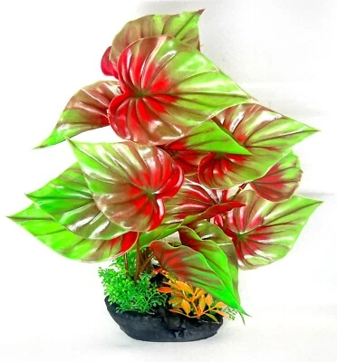 $10 • Buy  12  Artificial Plastic Decoration Aquarium Plant For Fish Tank New Big Bush