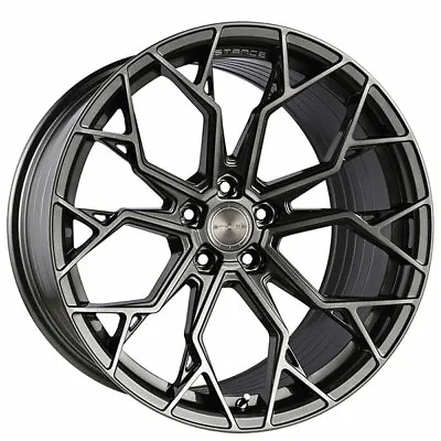 20  Stance Wheels Sf10 Brushed Dual Gunmetal Flow Formed Rims And Tires Package • $2699