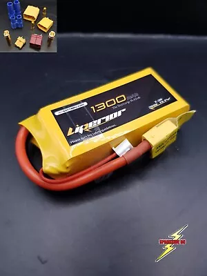 1300Mah 3S Lipo Battery Pack 11.1v 35C - 70C Liperior - UK Seller • £17.49