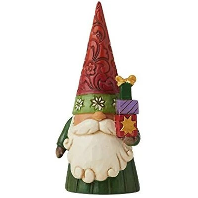 $21.59 • Buy Jim Shore Heartwood Creek Christmas Gnome With Gifts Figurine 6009183