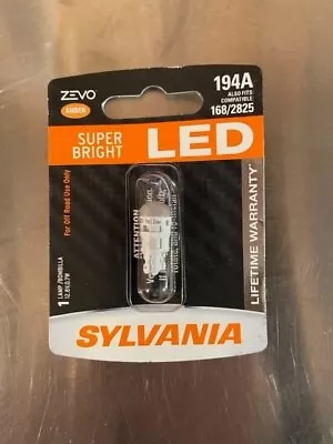 Sylvania ZEVO LED Light 194A Amber Orange Bulb Front Side Marker Lamp JDM • $9