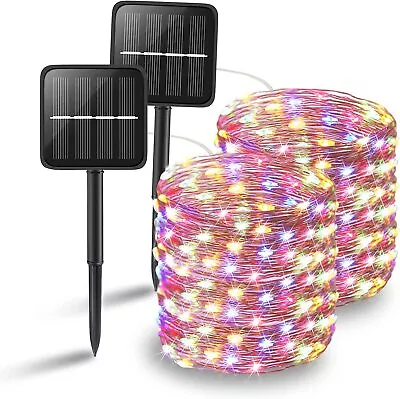 100-600 LED Solar Power String Fairy Lights Garden Outdoor Party Christmas Lamp • $8.98