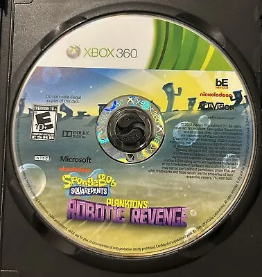 SpongeBob SquarePants: Plankton's Robotic Revenge (Xbox 360) DISC ONLY. TESTED • $9.99